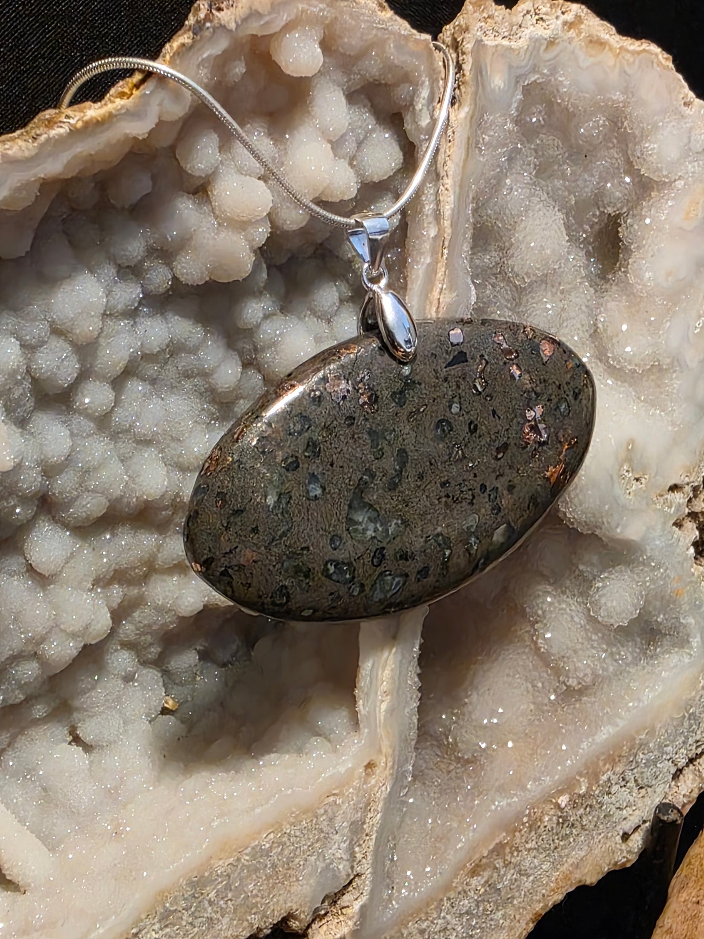 Copper Ore Pendant #146