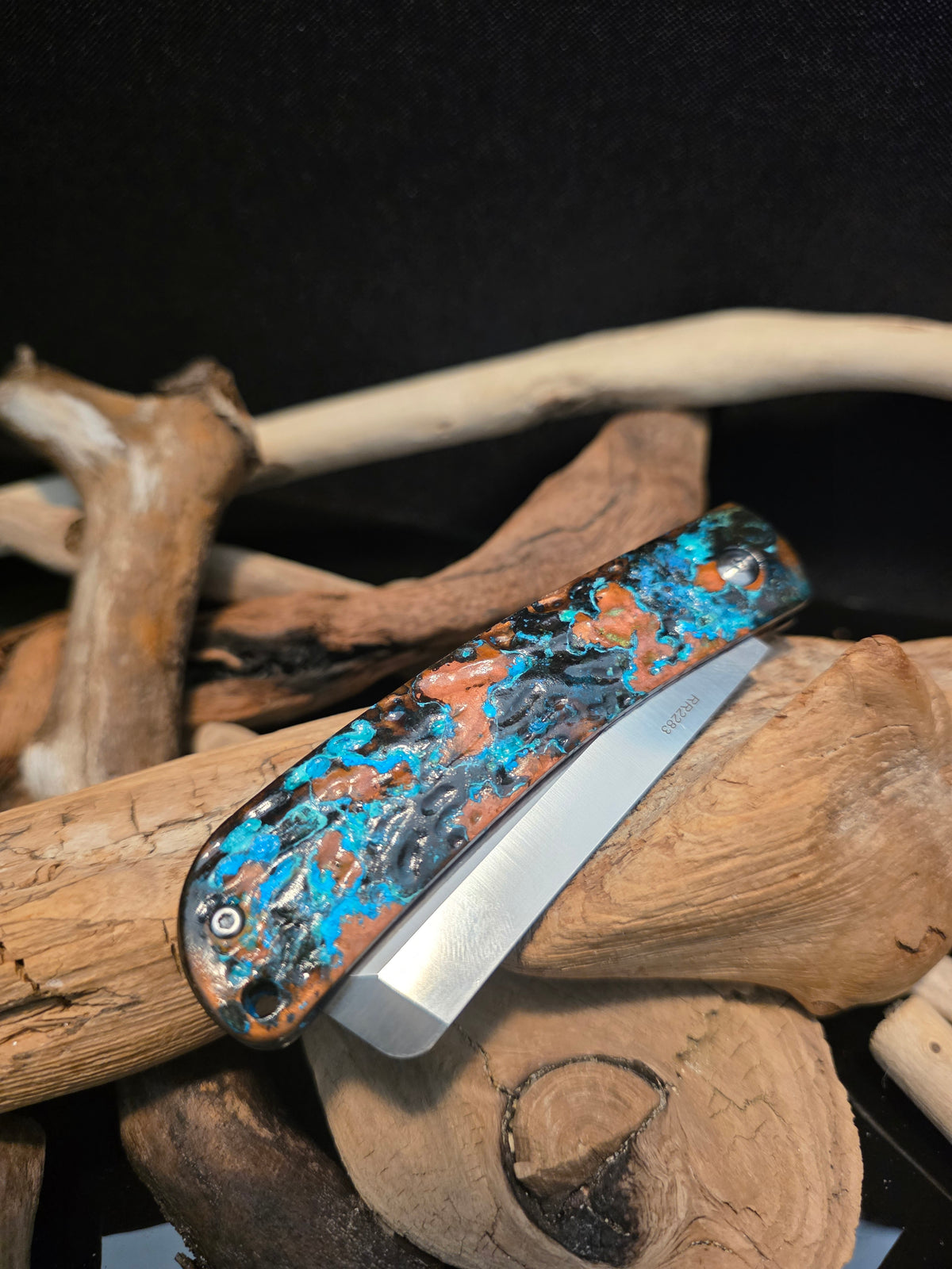 Rough Ryder Apta Shipwreck Copper Folding Pocket Knife (Model RR2283) #227