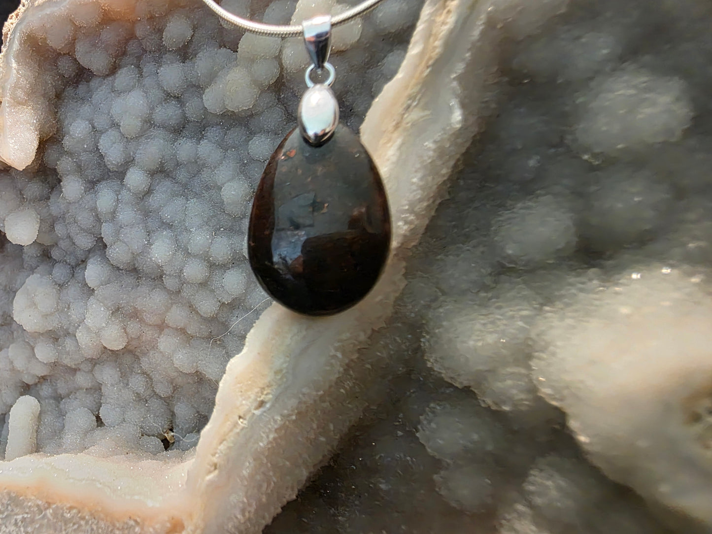 Native Copper in Matrix Pendant #189