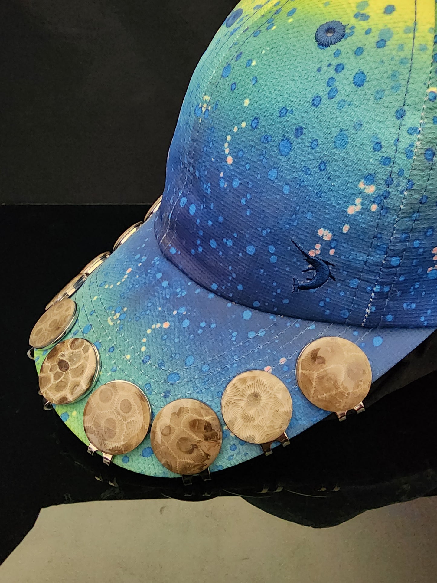 Petoskey Stone Ball Marker with Hat Clip