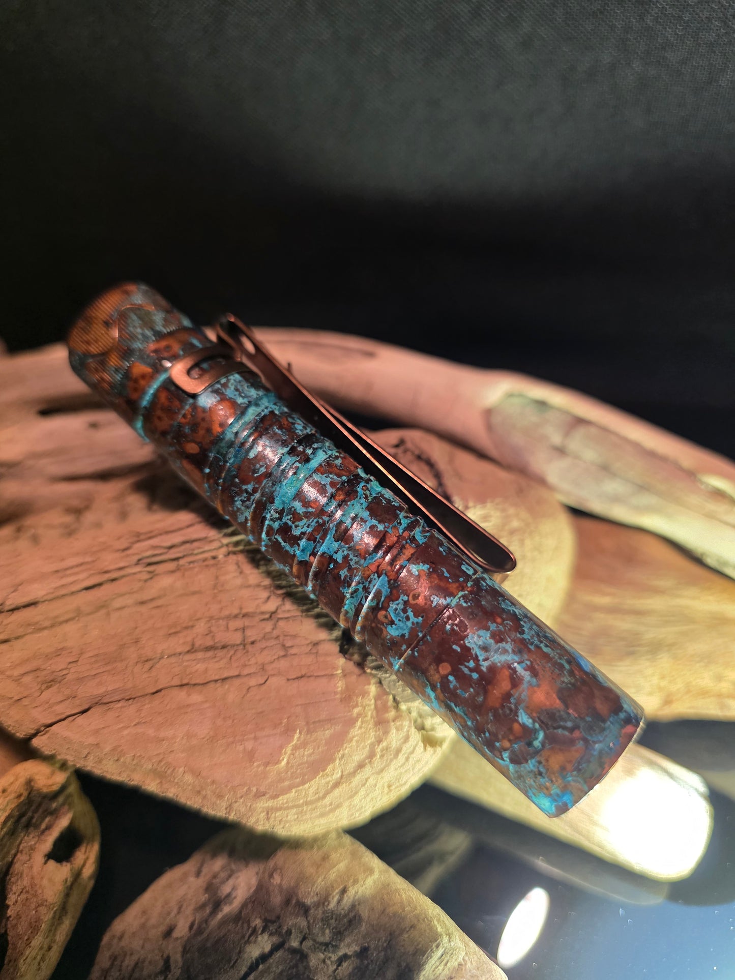 Shipwreck Copper Olight Flashlight (Model i 5R EOS Cu)#205