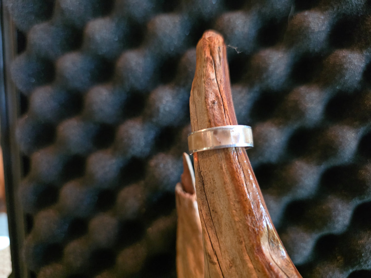 Petoskey Stone Inlay Ring Size 8 #208
