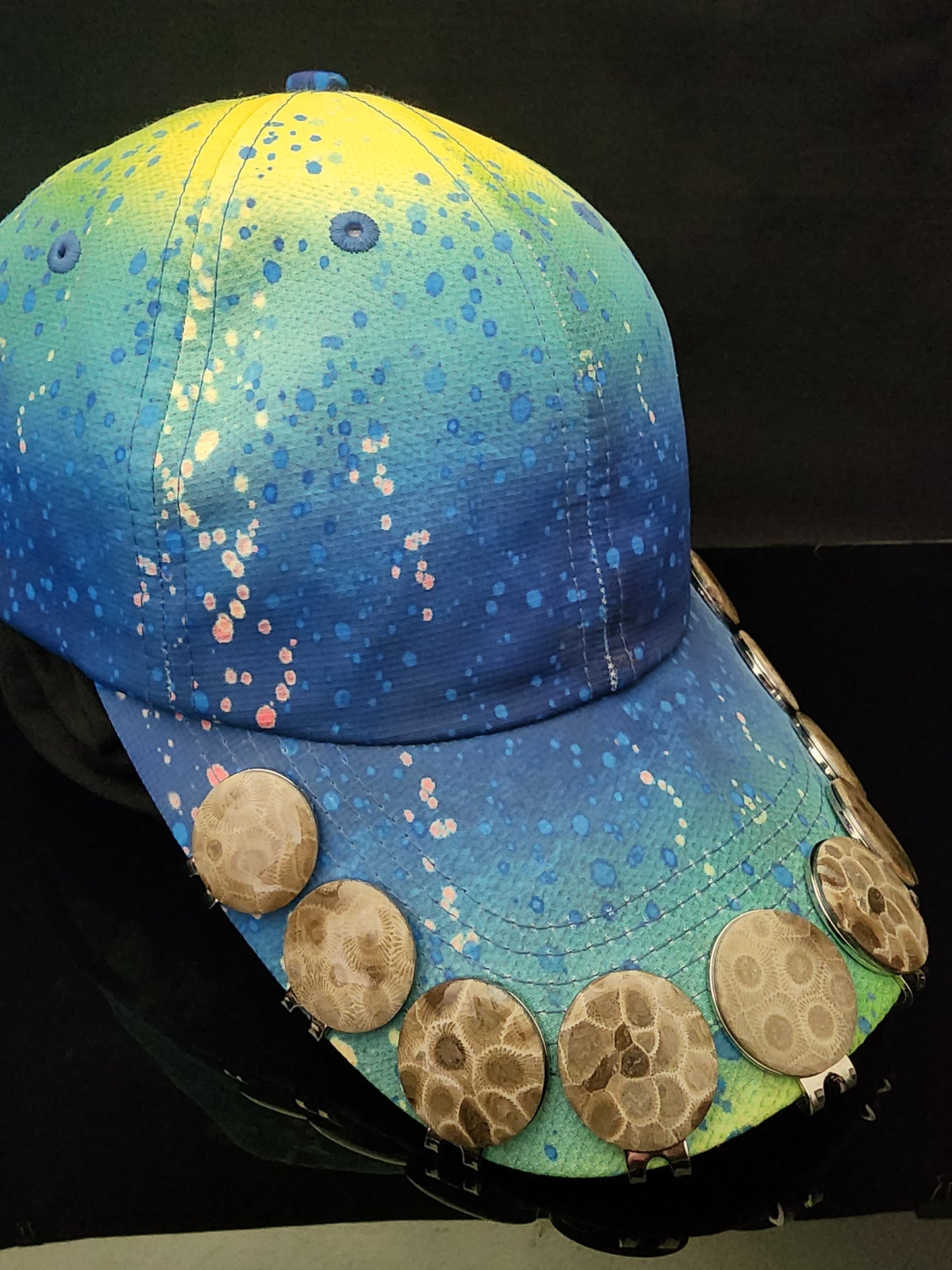 Petoskey Stone Ball Marker with Hat Clip