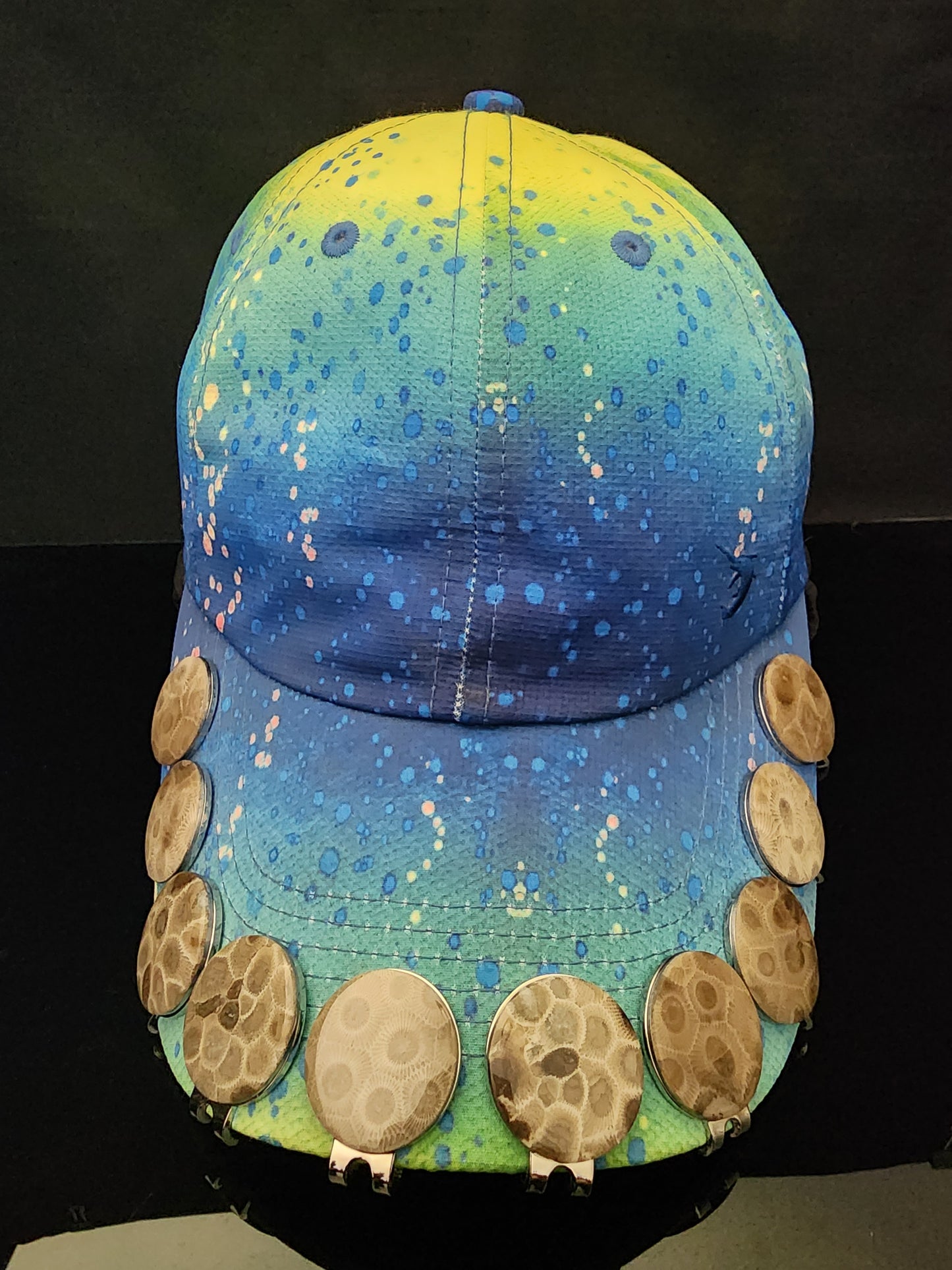 Petoskey Stone Ball Marker with Hat Clip