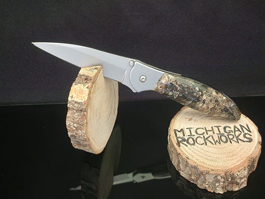 Turritella Agate Kershaw Leek 1660 #4