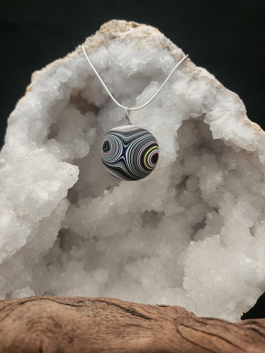 Fordite Pendant #57