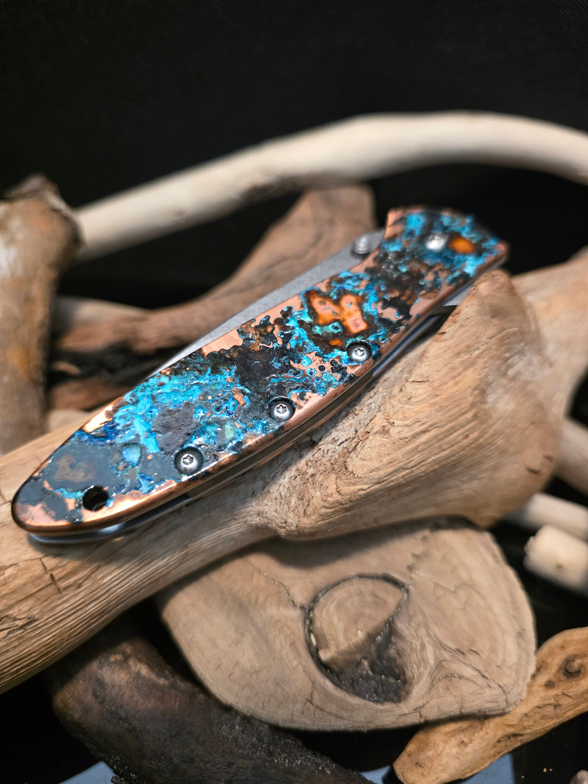 Shipwreck Copper Kershaw Leek Folding Pocket Knife(Model 1660CU) #229