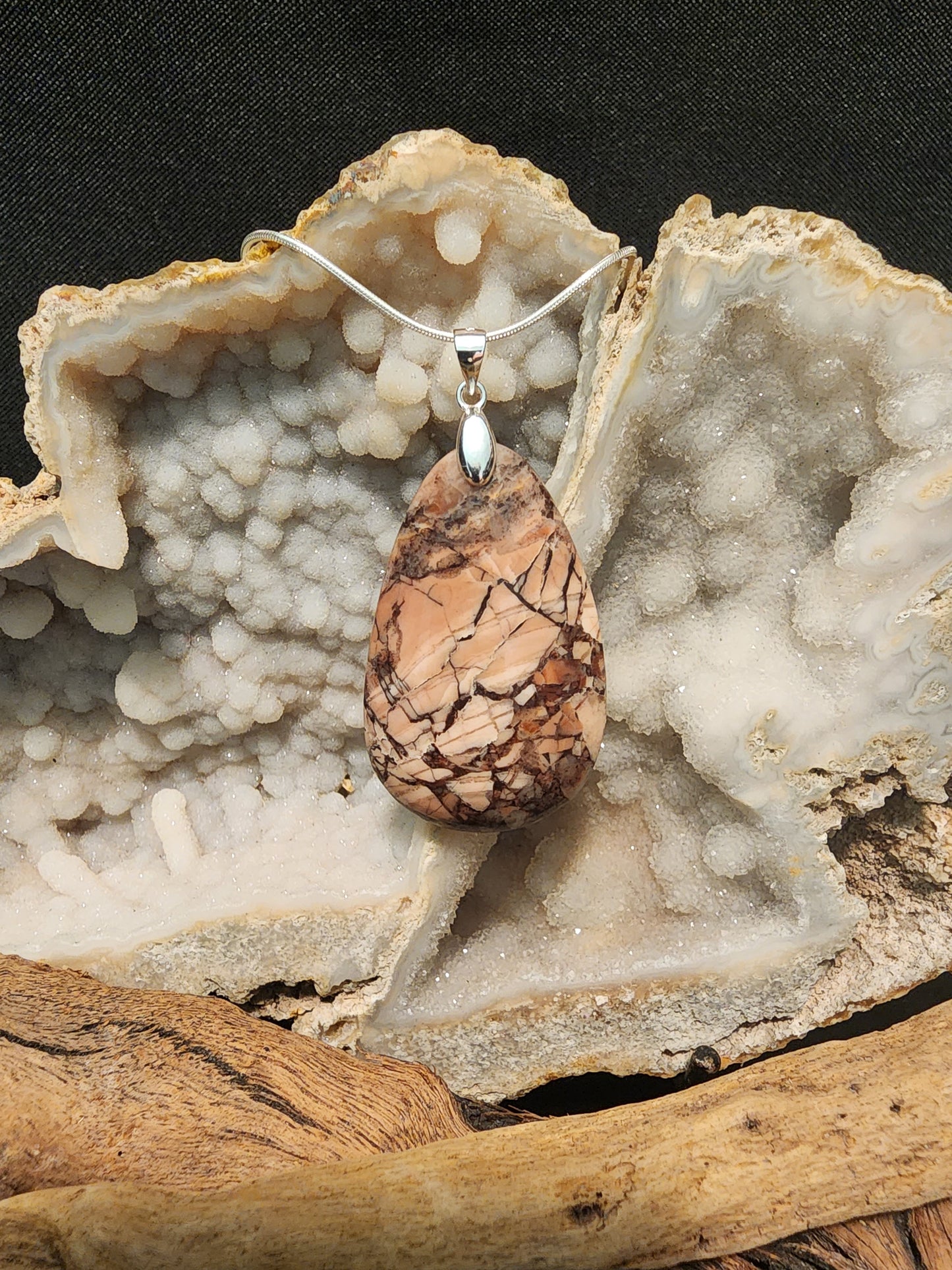 Brecciated Kona Dolomite Pendant #125