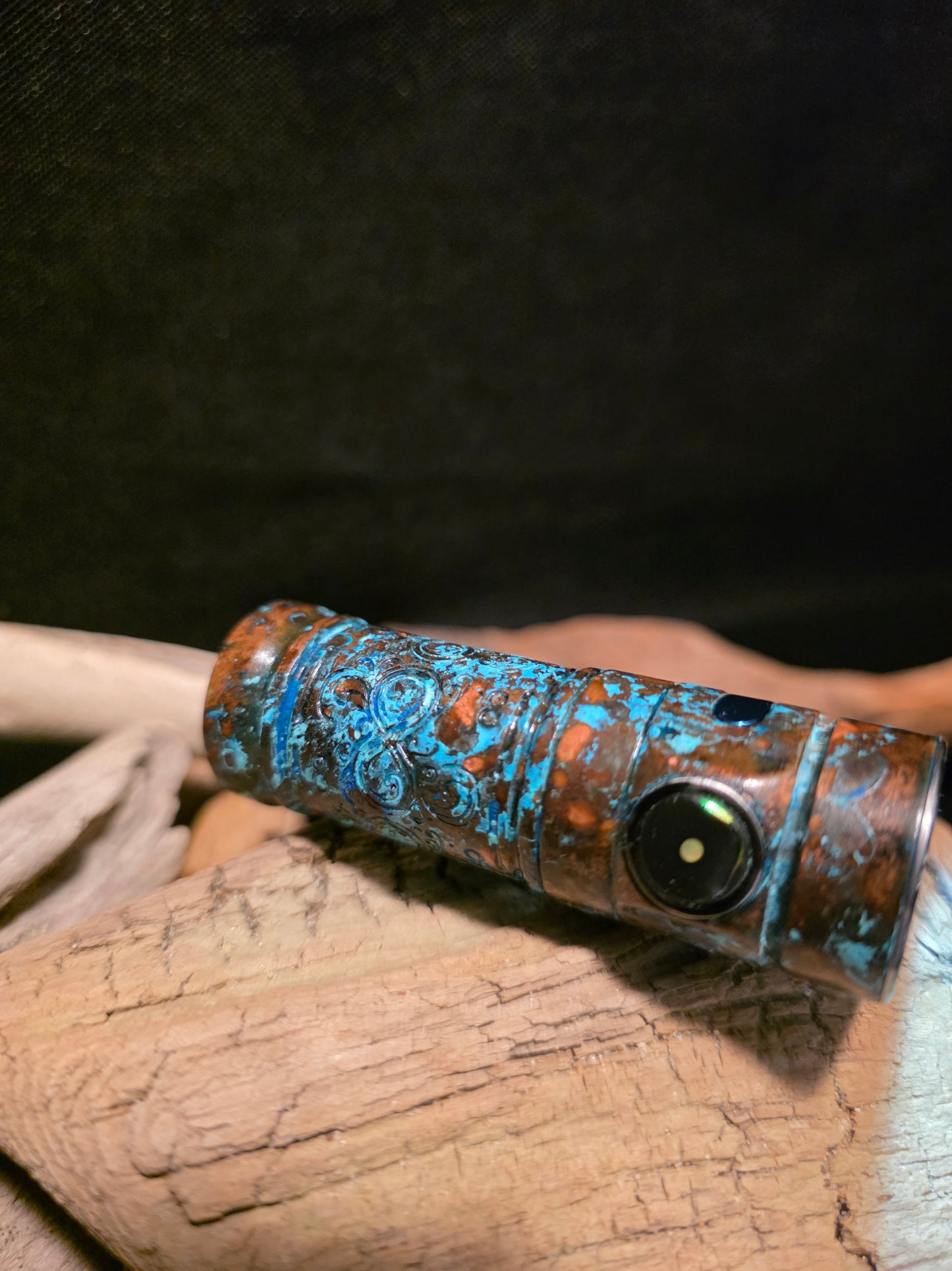 Shipwreck Copper Olight Baton 3 Eternal Fall Flashlight #206