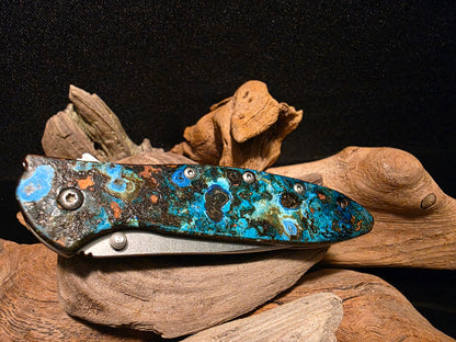 Shipwrecked Copper Kershaw Leek Pocket Knife (Model 1660CU) #198