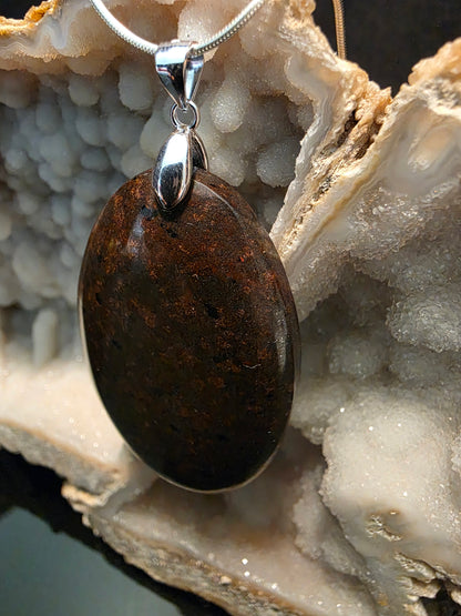 Native Copper in Matrix Pendant #185