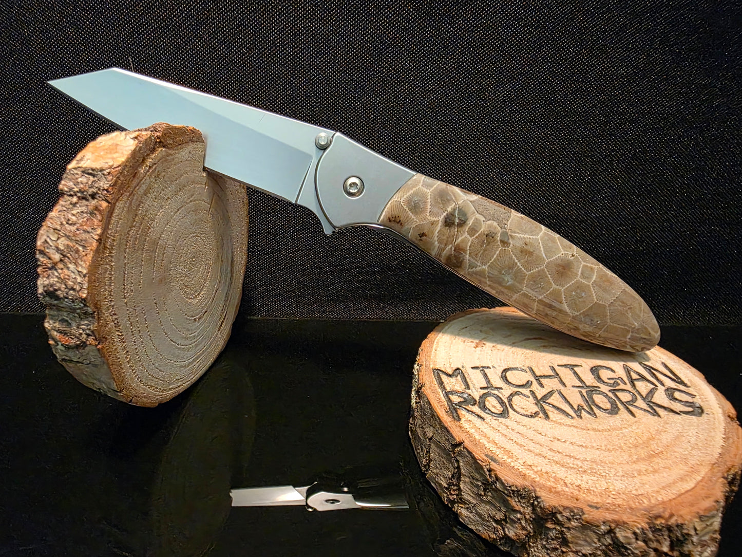 Petoskey Stone Kershaw Leek Random Pocket Knife (Model 1660R) #201