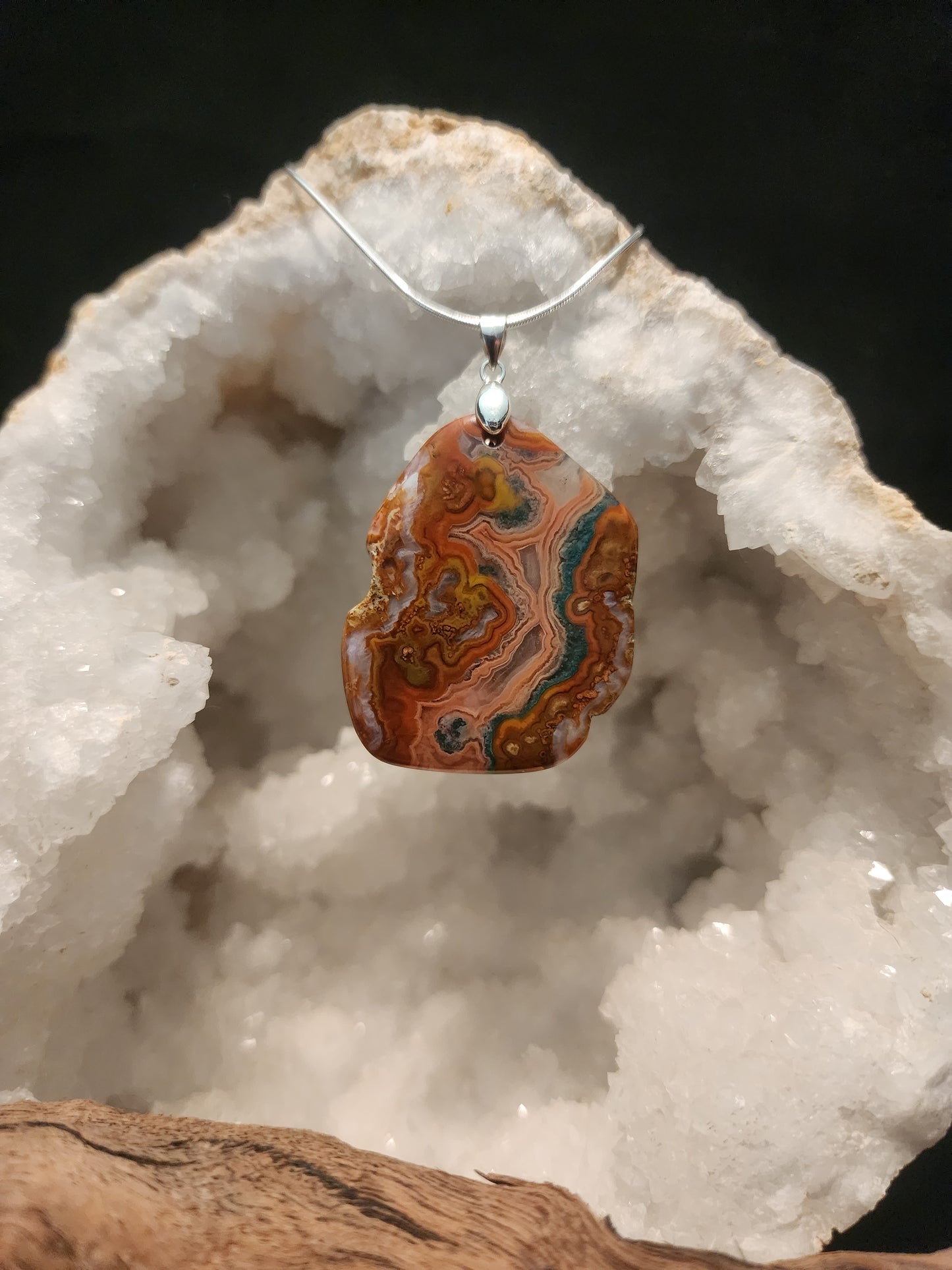 Moroccan Agate Pendant #50
