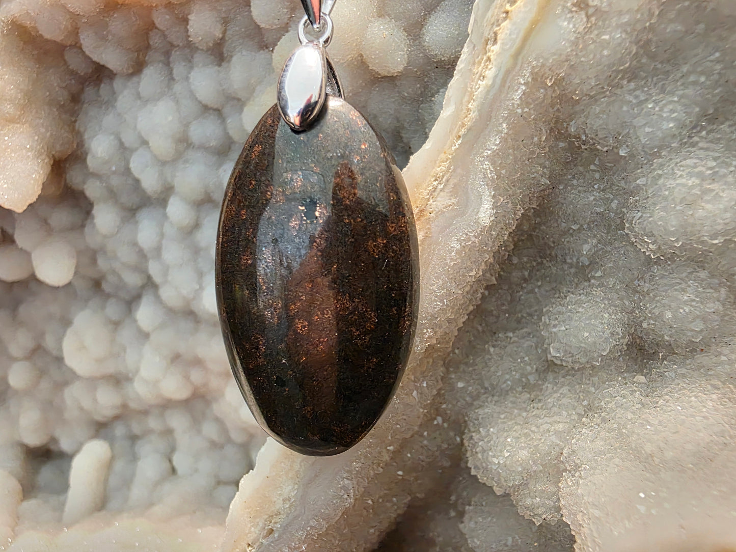Native Copper in Matrix Pendant #188