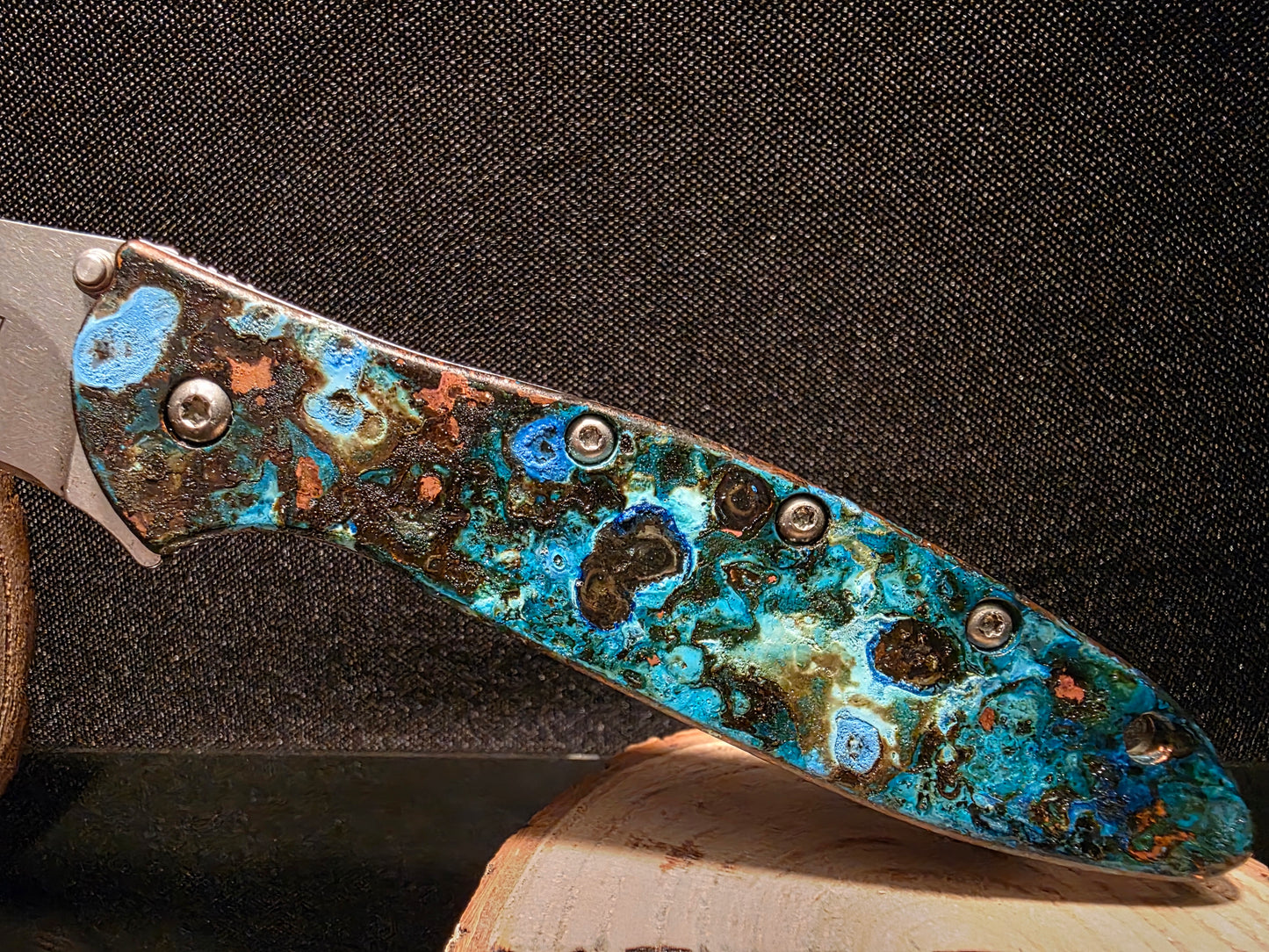 Shipwrecked Copper Kershaw Leek Pocket Knife (Model 1660CU) #198
