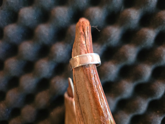 Petoskey Stone Inlay Ring Size 7 #207
