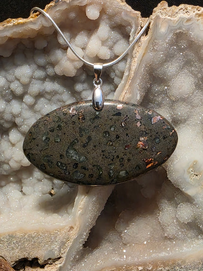 Copper Ore Pendant #146