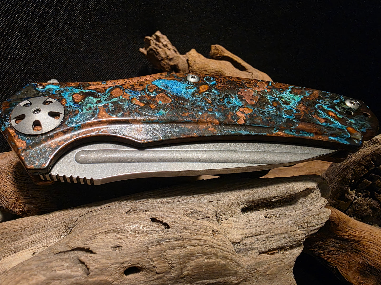 Shipwreck Copper Kershaw Natrix XL Pocket Knife (Model KS7008CU)#199