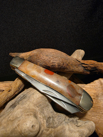 Pudding Stone Kershaw Gadsden 2 Blade Folding Pocket Knife (Model 4381-RB) #161