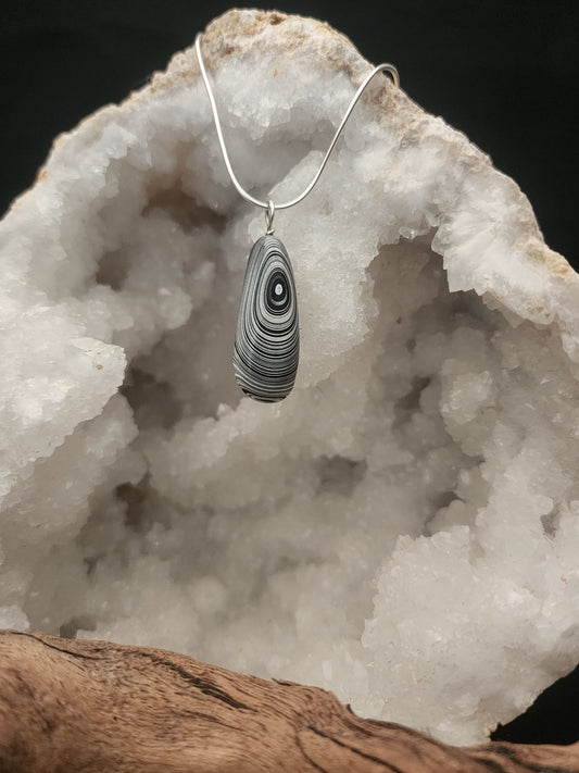 Fordite Pendant #66