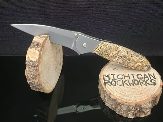 Yellow Leopardskin Jasper Kershaw Leek 1660 #11