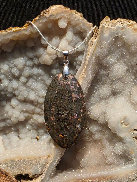 Copper Ore Pendant #147