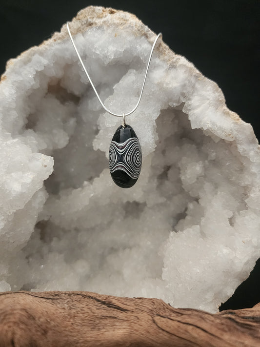 Fordite Pendant #64
