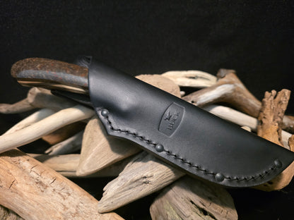 Utah Dinosaur Gem Bone Buck 113 Ranger Shinner Fixed Blade Hunting Knife (Model 0113BRS-B) #240