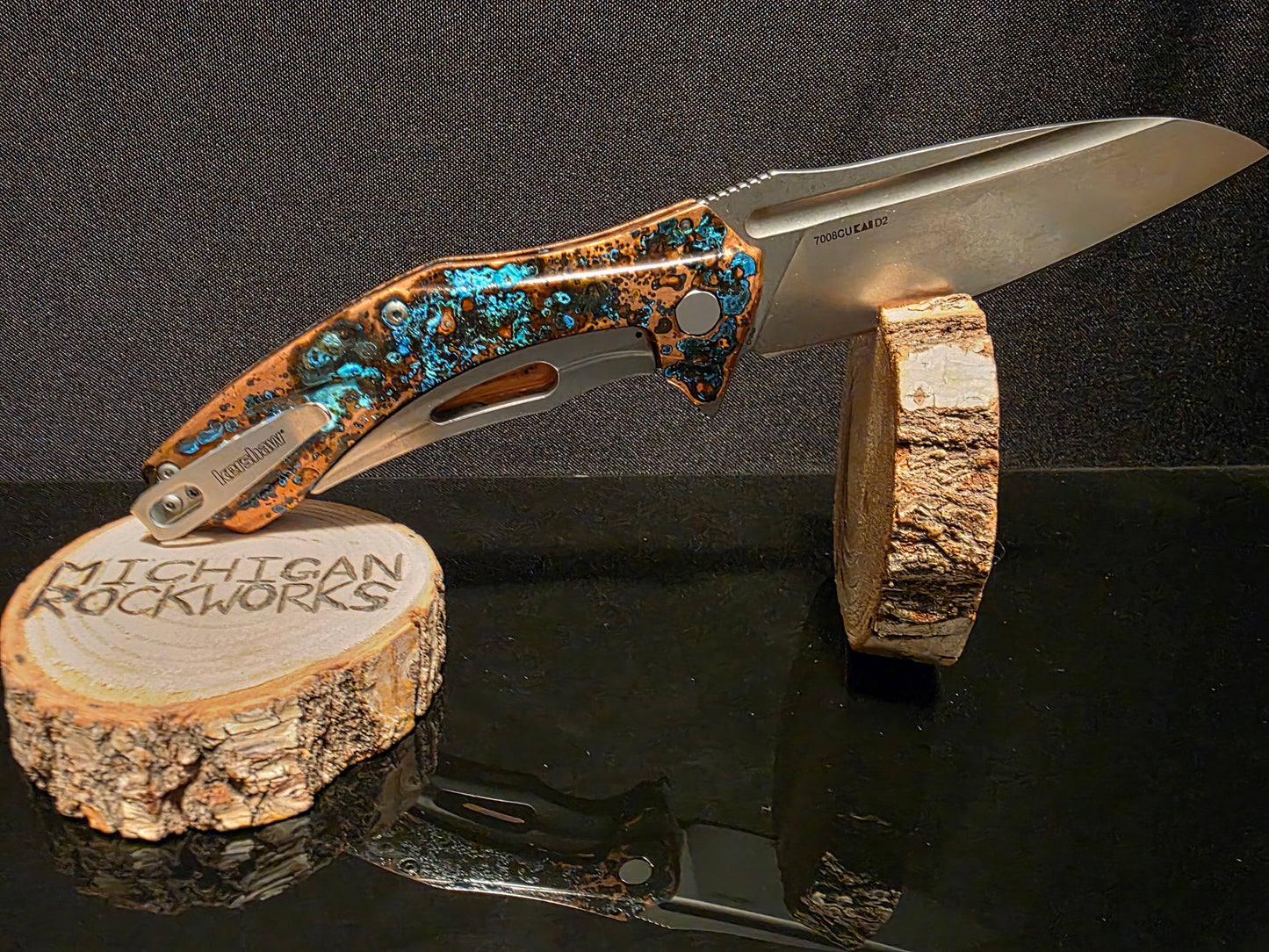 "Buccaneer" Shipwreck Copper Kershaw Natrix XL - Model 7008CU #150