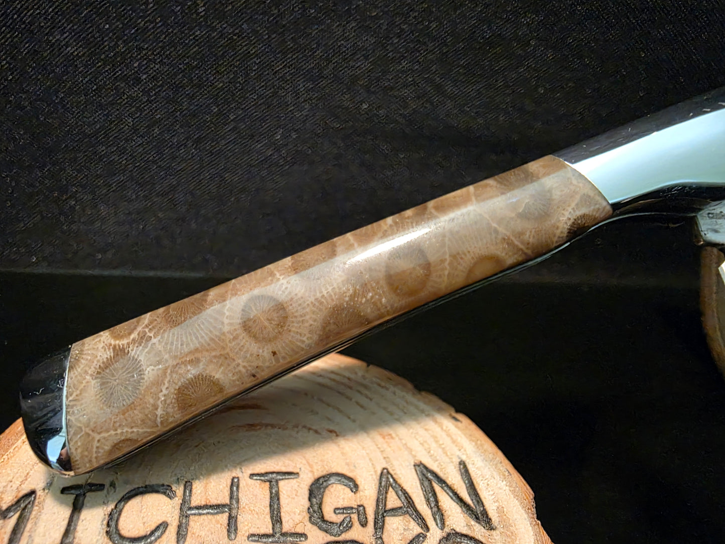 Petoskey Stone Kershaw Allegory Folding Pocket Knife (Model 4385) #203