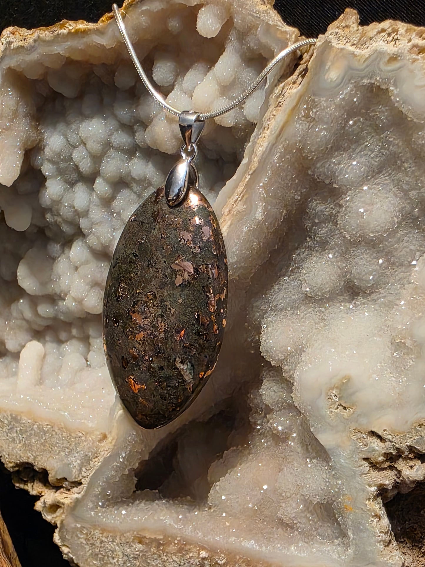 Copper Ore Pendant #147