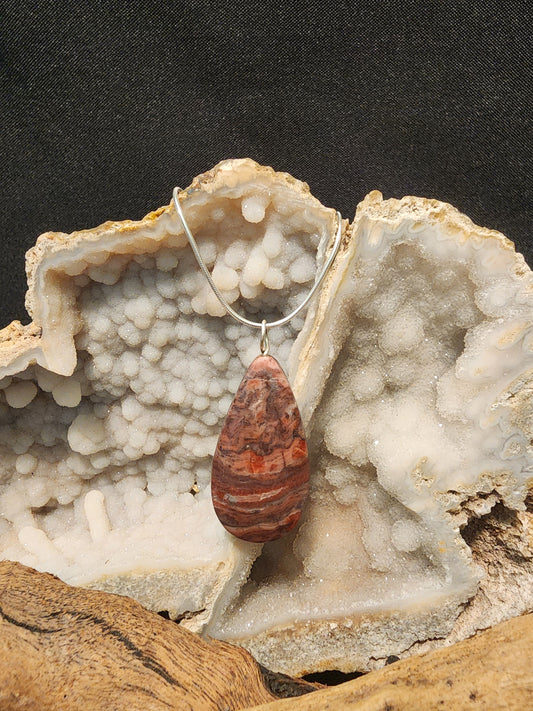 Mooseblood Stromatolite Kona Dolomite Pendant #84