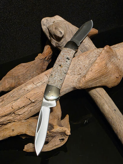 Yooperlite Buck Canoe Folding Pocket Knife #158