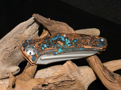 "Buccaneer" Shipwreck Copper Kershaw Natrix XL - Model 7008CU #150