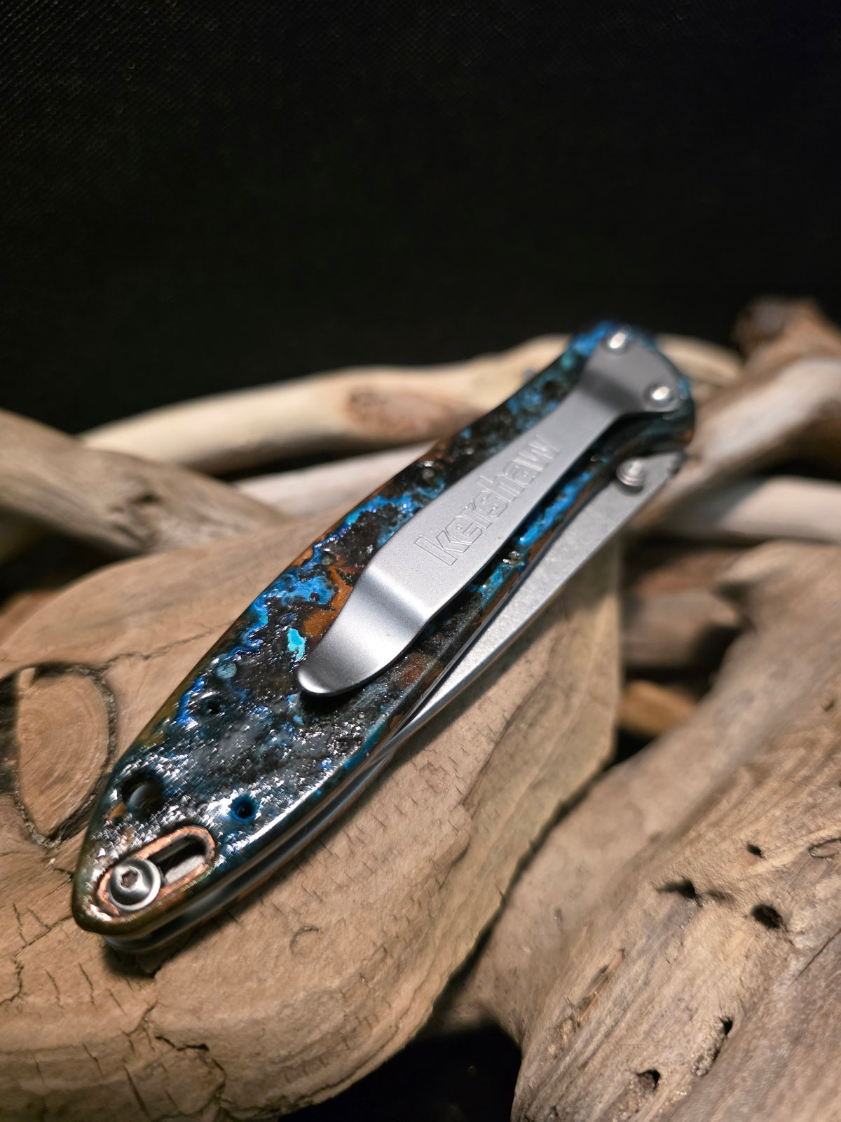 Shipwreck Copper Kershaw Leek Folding Pocket Knife(Model 1660CU) #237