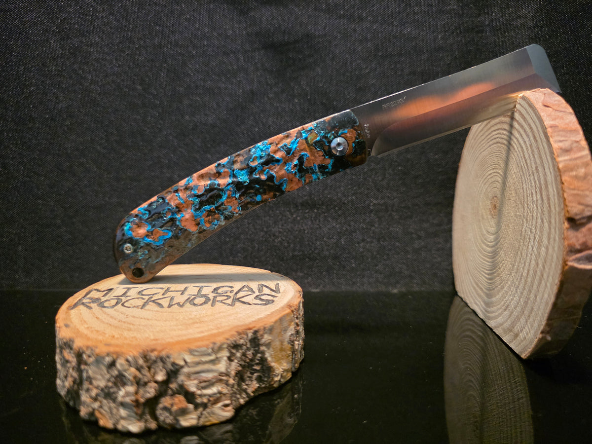Rough Ryder Apta Shipwreck Copper Folding Pocket Knife (Model RR2283) #226