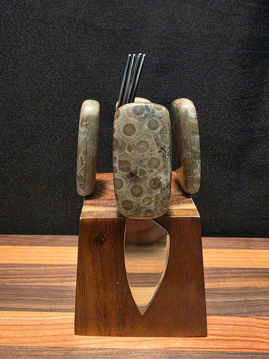 Petoskey Stone Charcuterie Knife Set #167