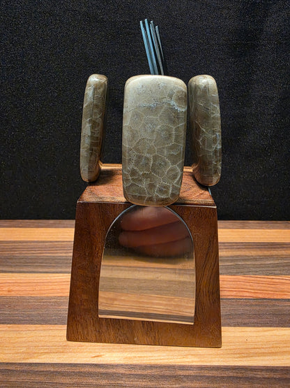 Petoskey Stone Charcuterie Knife Set #167
