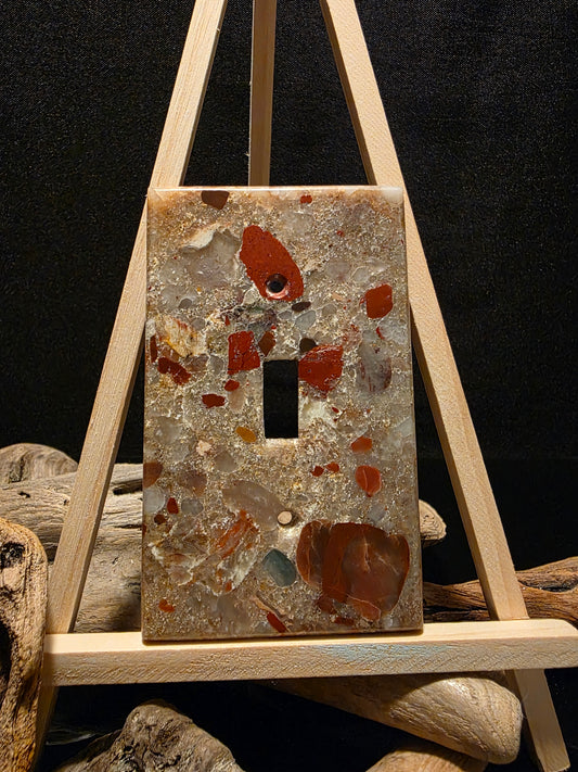 Puddingstone Light Switch Plate Cover #192