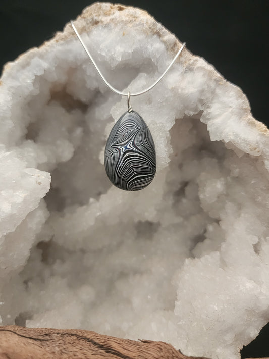 Fordite Pendant #62