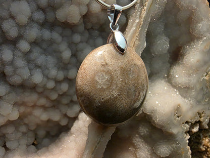 Petoskey Stone Pendant #190