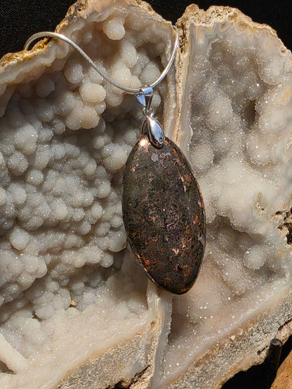 Copper Ore Pendant #147