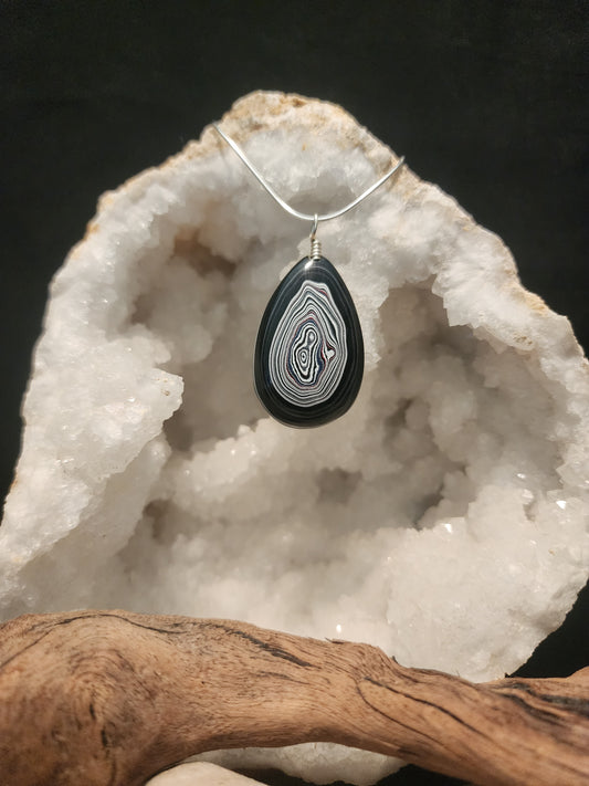 Fordite Pendant #51
