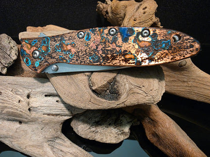 Shipwreck Copper Kershaw Leek Pocket Knife(Model 1660CU) #199