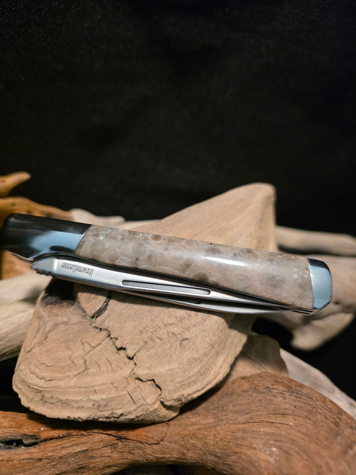 Petoskey Stone Kershaw Allegory Folding Pocket Knife (Model 4385) #249