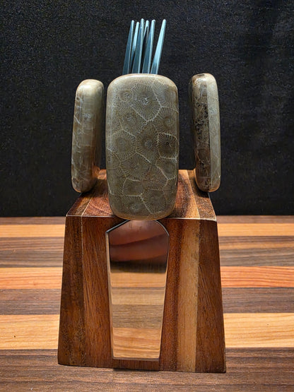 Petoskey Stone Charcuterie Knife Set #167