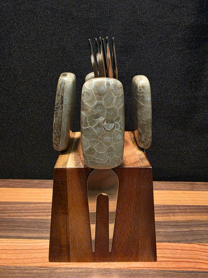 Petoskey Stone Charcuterie Knife Set #167