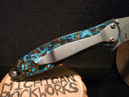 Shipwrecked Copper Kershaw Leek Pocket Knife (Model 1660CU) #198