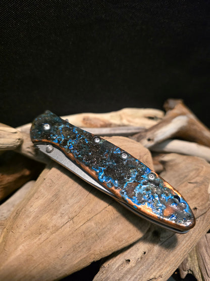Shipwreck Copper Kershaw Leek Folding Pocket Knife(Model 1660CU) #236