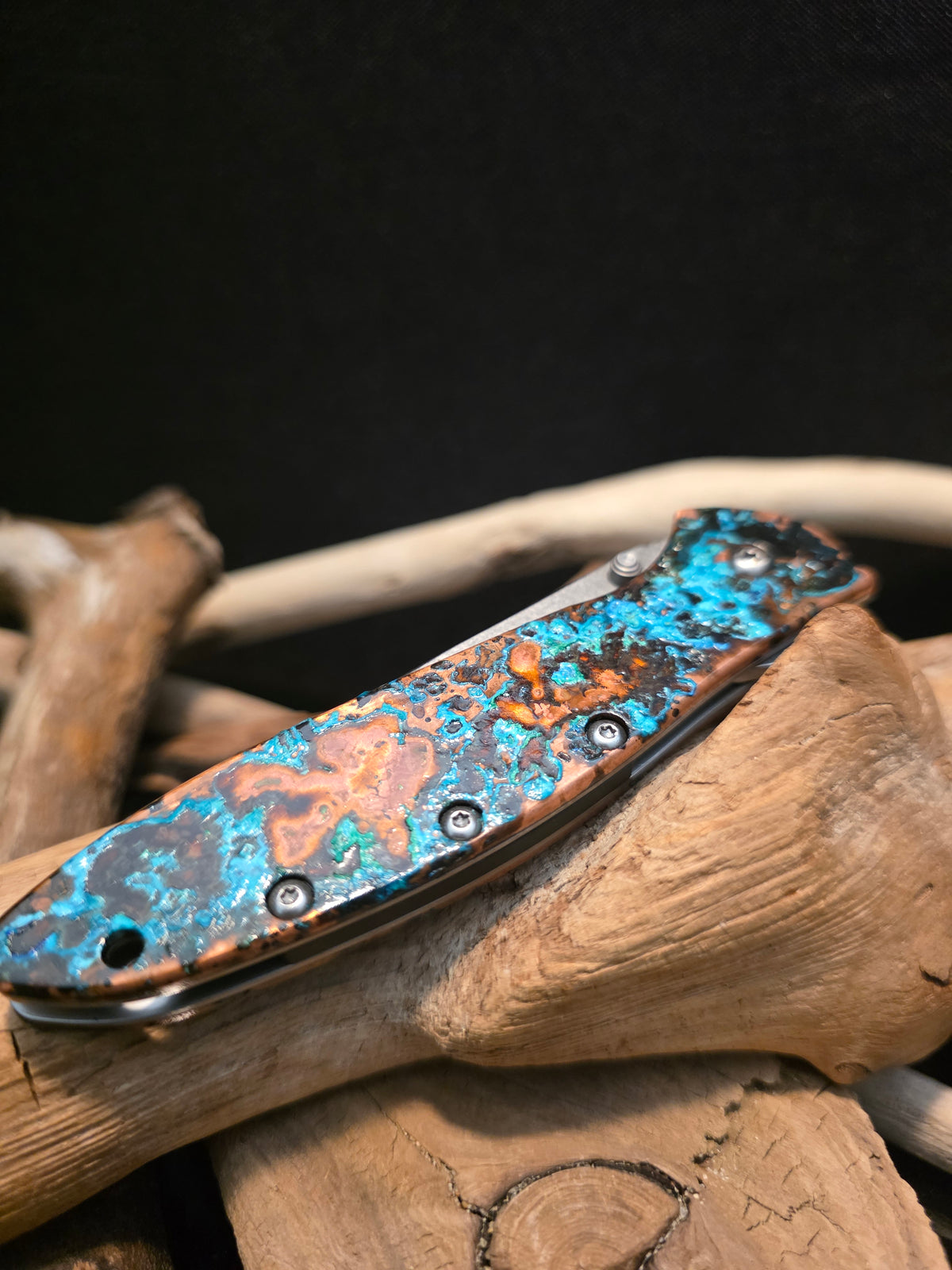 Shipwreck Copper Kershaw Leek Folding Pocket Knife(Model 1660CU) #228